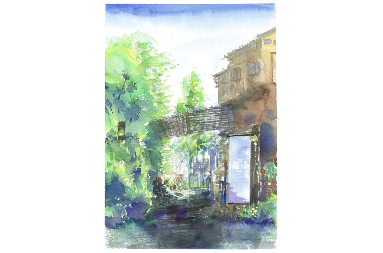 スケッチ画