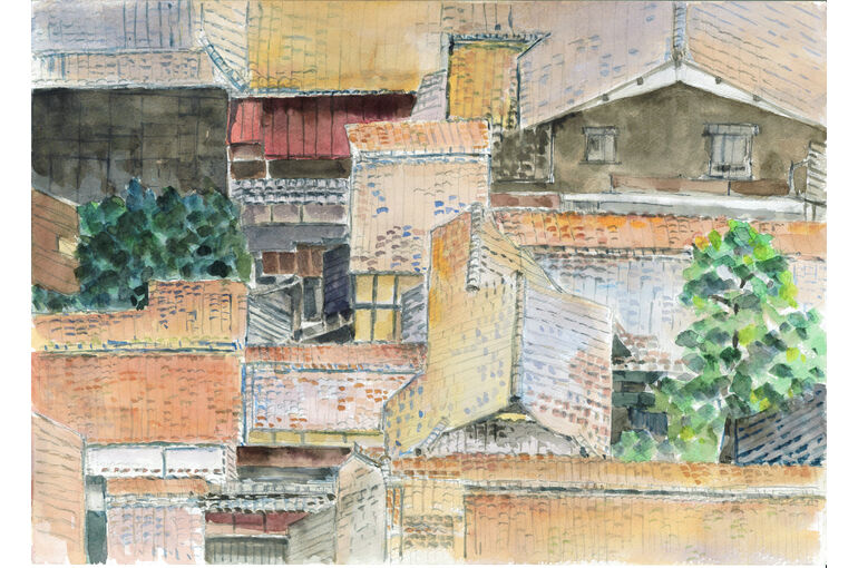 水彩画